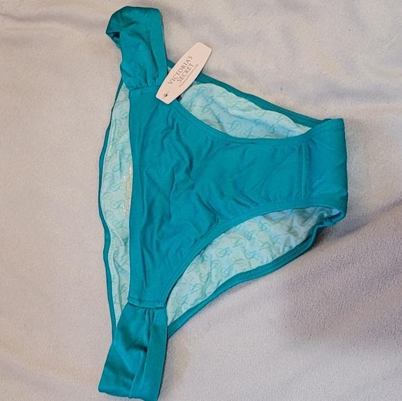 Victoria's Secret Vibrant Teal Ruched Bottom - Picture 6 of 9